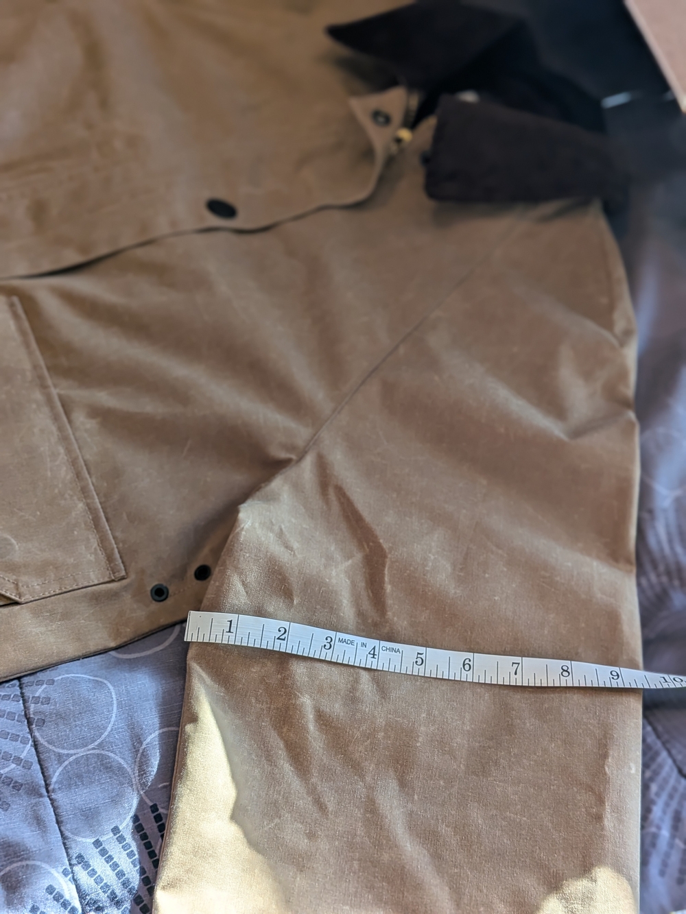 ALEX MILL Chiltern Cropped Jacket In Waxed Canvas -Medium - Picture 9 of 10